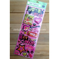 Handgefertigte Papier Handwerk Scrapbooking Verschönerungen Urlaub Glitter Adhesive Dimensional Aufkleber